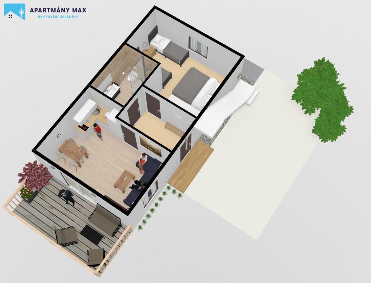 Apartmány MAX Vaclavov u Bruntalu Exteriér fotografie